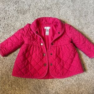 Ralph Lauren Size: 12 mos Pink Quilted Coat with Bow detail